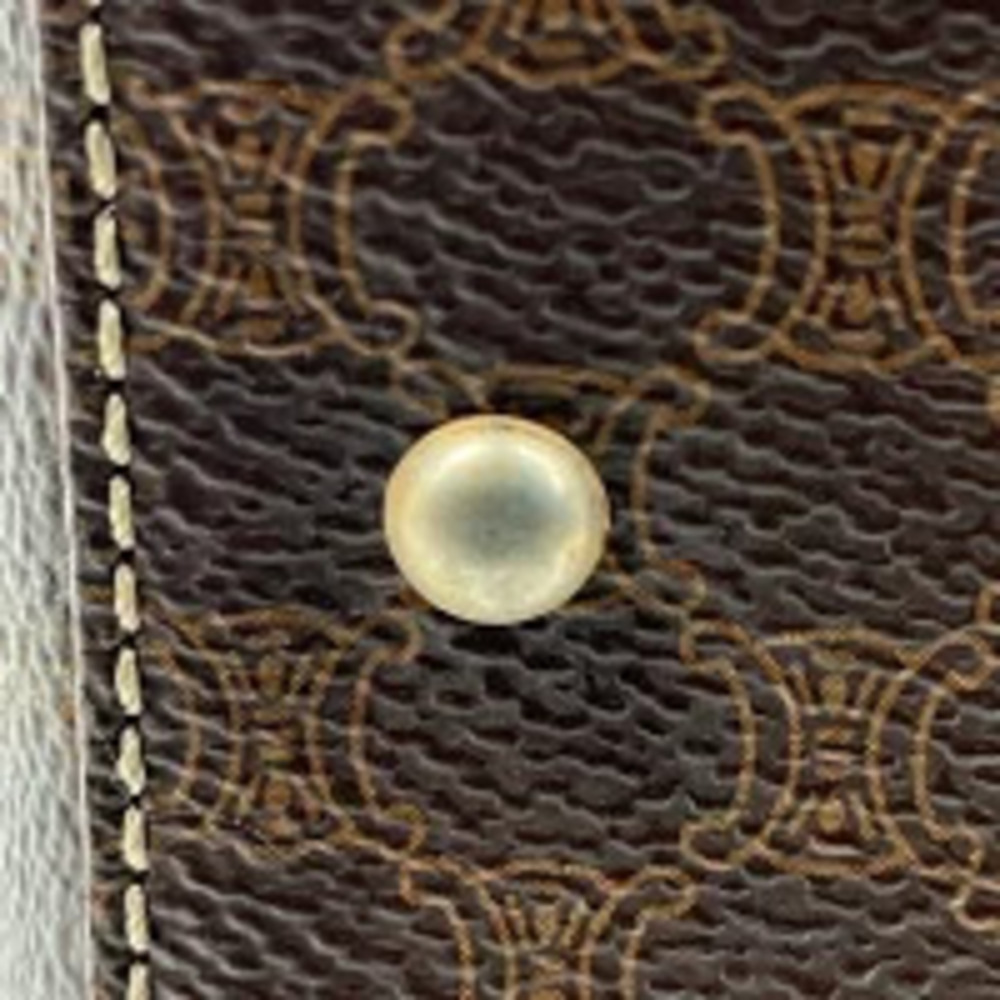 Celine bag Macadam brown shoulder Hobo canvas Brown